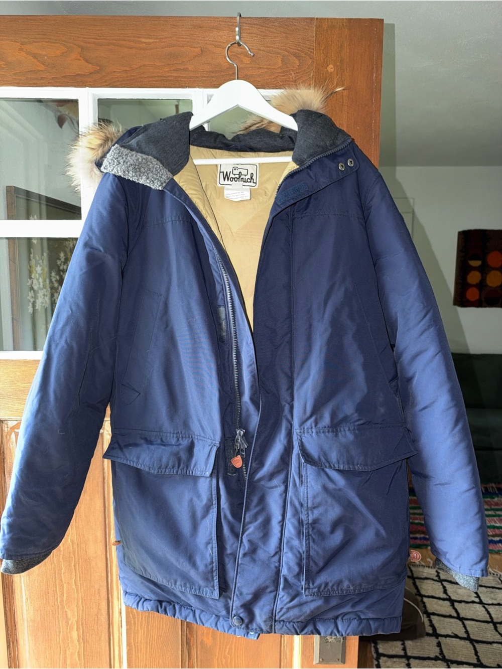 Woolrich Men’s Patrol Parka - Navy - L - Excellent Condition